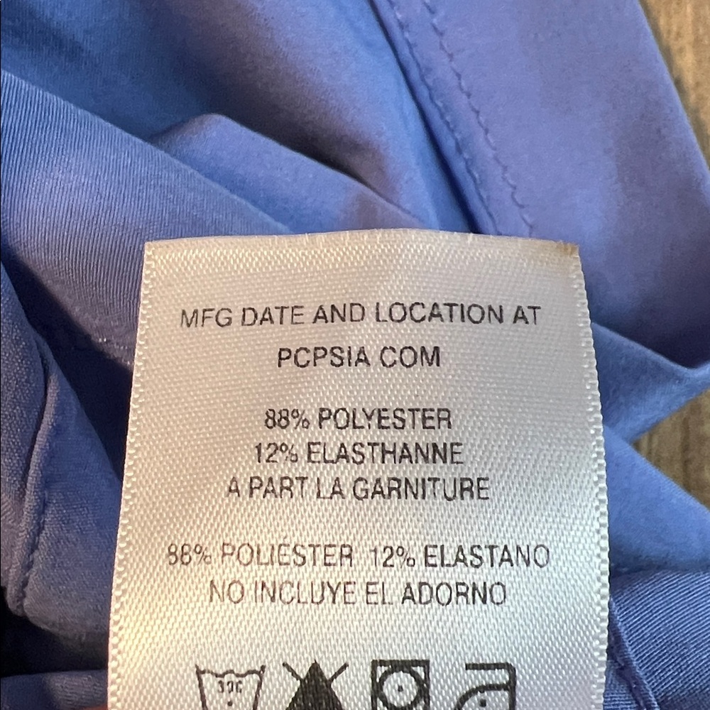 Patagonia Women's Happy Hike Periwinkle Blue Shorts Size 14 - Picture 4 of 12